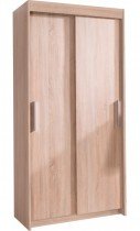 Schrank mit Schiebetüren Karo - 100 cm - Sonoma