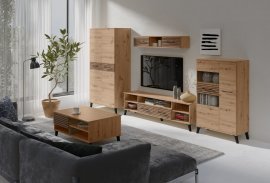 Wohnzimmer Carlo - Artisan Eiche