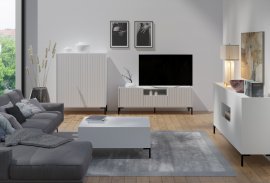 Wohnzimmer Lando - weiß