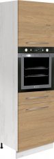 Hoher Ofenschrank Creativa Cre 20D 60 - Eiche