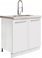Element für Spüle Creativa Cre 13D 90 - weiß