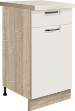 Unteres schmales Element Favorit FW2D 40 - weiß