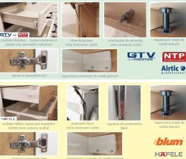 Fadome - Seitliches Regal Favorit FL18D - latte