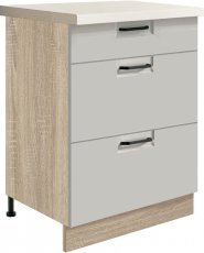 Unteres Element mit Schubladen Favorit FL10D 60 - latte