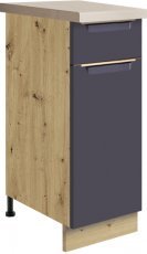 Unteres schmales Element Glamour Gla 1D 30 - blau