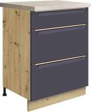 Unteres Element s ladicama Glamour Gla 10D 60 - plava