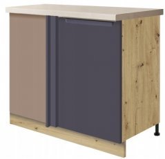 Element rechte Glamour Gla 25D - blau