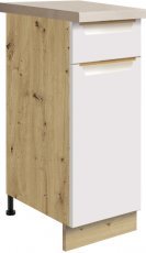 Unteres schmales Element Glamour Gla 1D 30 - weiß