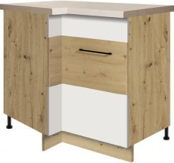 Eckschrank rechts Infinity Inf 14D 100x70 - weiß