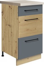 Unteres Element mit Schubladen Infinity 8D 40 - grau
