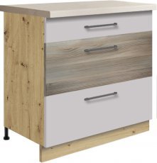 Element mit Schubladen Infinity 22D 80 - Latte