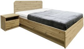 Bett Canada CA-1A - 160x200 cm - Eiche Artisan
