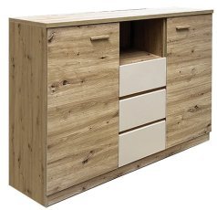 Kommode Canada CX3 - Eiche Artisan/Kaschmir