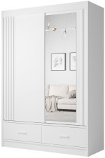 Kleiderschrank mit Schiebetüren Canada CA-21-15 - 150 cm - weiß