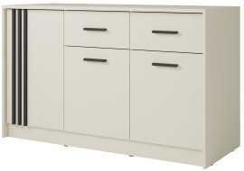 Kommode Canada CD-34 – Kaschmir/Schwarz