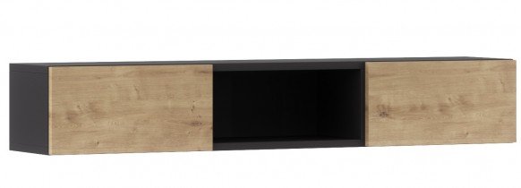 Schwarz Matt/Eiche Artisan