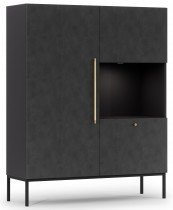 Schwarz matt/Schwarz matt