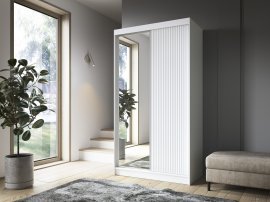 Garderobenschrank Biancco II mit Spiegel