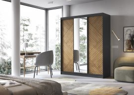 Garderobenschrank Marrphy III mit Spiegel