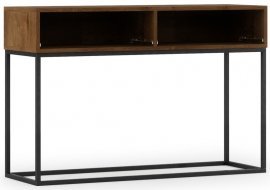 Konsolentisch Avorio - Eiche Artisan/schwarz glänzend