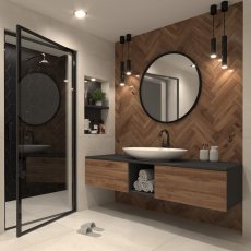 Spiegel Grace 80 cm - schwarz