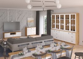Esszimmer und Wohnzimmer Flawia