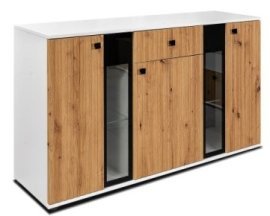 Kommode Salsa - Eiche Artisan/Weiß ARWH20