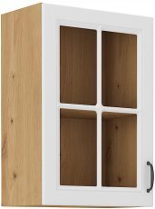 Oberelement Stilo - weiß/Artisan Eiche - 40 cm GS-72 1F