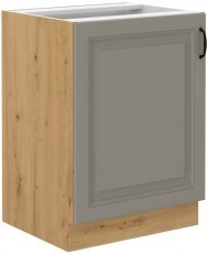 Unteres Element Stilo - сlaygrey/artisan Eiche - 60 cm D 1F BB 1F BB