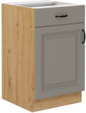 Unteres Element Stilo - сlaygrey/artisan Eiche - 50 cm D 1F 1S