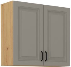 Oberelement Stilo - сlaygrey/artisan Eiche - 80 cm G-72 2F