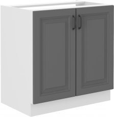 Unteres Element Stilo - dustgrey/weiß - 80 cm ZL 2F BB