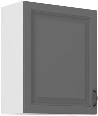 Oberelement Stilo - staubgrau/weiß - 60 cm G-72 1F
