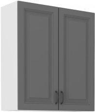 Oberelement Stilo - dustgrey/weiß - 80 cm G-90 2F