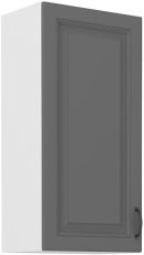 Oberelement Stilo - dustgrey/weiß - 45 cm G-90 1F