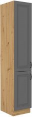Hochschrank Stilo - dustgrey/Artisan Eiche - 40 cm DK-210 2F