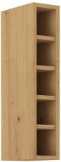 Oberelement mit Regalen Stilo - Artisan Eiche - 15 cm G-72 OTW