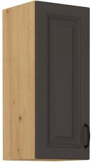 Oberelement Stilo - grau/Artisan Eiche - 30 cm G-72 1F