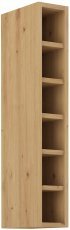 Oberelement mit Regalen Stilo - Artisan Eiche - 15 cm G-90 OTW
