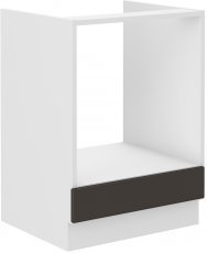 Unteres Element für Einbaubackofen Stilo - grau/weiß - 60 cm D GAZ BB