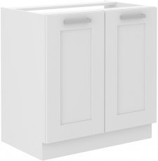 Unteres Element Luna - weiß - 80 cm ZL 2F BB