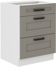 Unteres Element Luna - claygrey/weiß - 60 cm D 3S BB