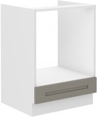 Unteres Element für Einbaubackofen Luna - tongrau/weiß - 60 cm D GAZ BB
