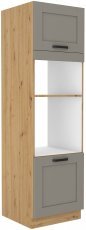Hohelement Luna - claygrey/artisan Eiche - 60 cm DPM-210 2F