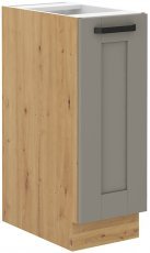Unteres Element s policama Luna - claygrey/artisan Eiche - 30 cm D CARGO BB