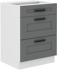 Unteres Element Luna - dustgrey/weiß - 60 cm D 3S BB