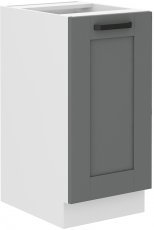 Unteres Element Luna - dustgrey/weiß - 40 cm D 1F BB
