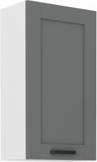 Oberes Eckelement Luna - dustgrey/weiß - 50 cm G-90 1F