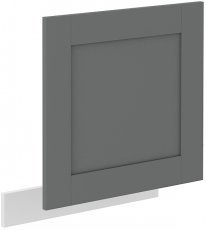 Tür für Einbaugeschirrspüler Luna - dustgrey/weiß - ZM 57x59,6cm