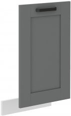 Tür für Einbau-Geschirrspüler Luna - staubgrau/weiß - ZM 71,3x44,6 cm